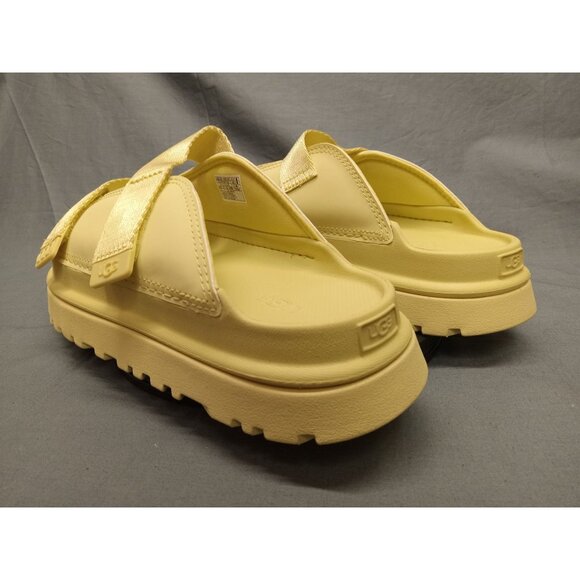 UGG Girls K Goldenglow Slide Slip-on Glow Yellow Size 4 NEW IN BOX! - Picture 9 of 13